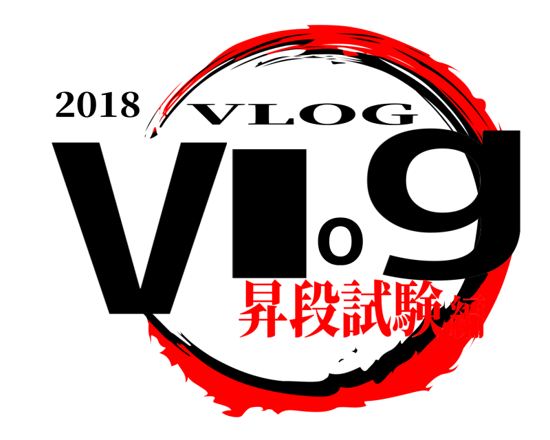 2018 vlog VLOG 昇段試験編