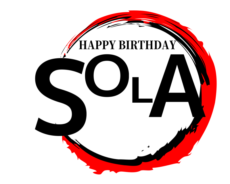  SOLA HAPPY BIRTHDAY 