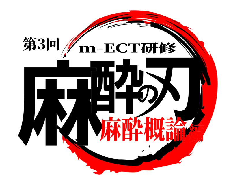 第3回 麻酔の刃 m-ECT研修 麻酔概論編