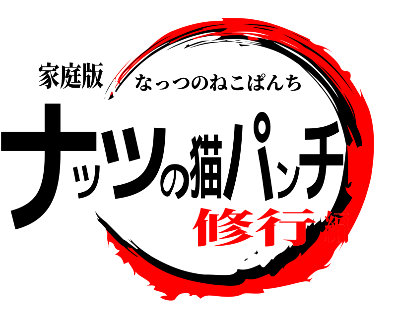 家庭版 ナッツの猫パンチ なっつのねこぱんち 修行編