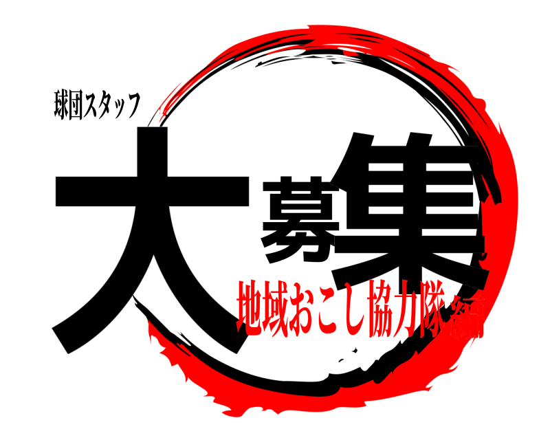 球団スタッフ 大募集  地域おこし協力隊編