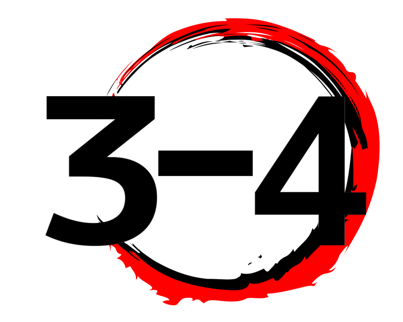  3‐4  